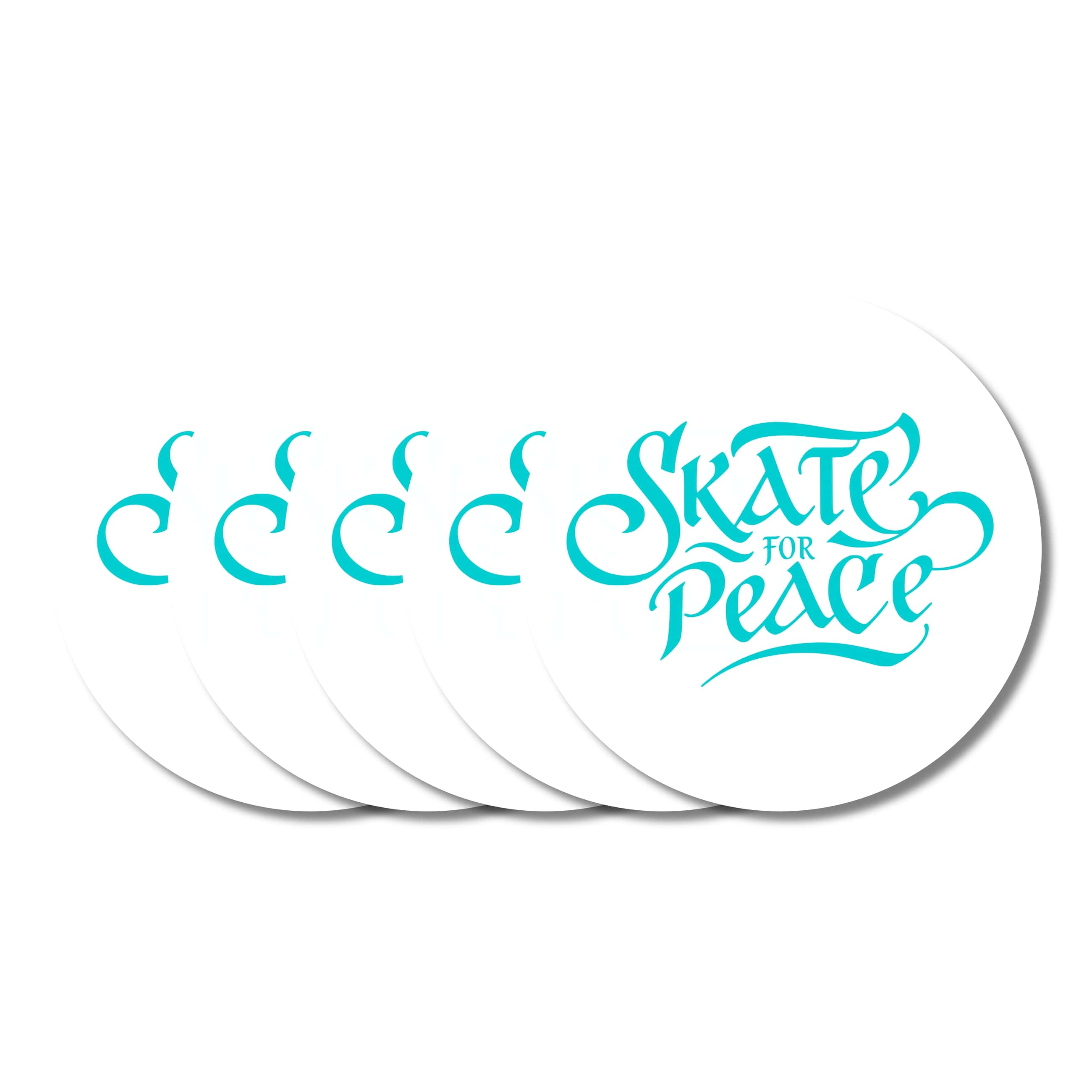 Skate for Peace Sticker Pack